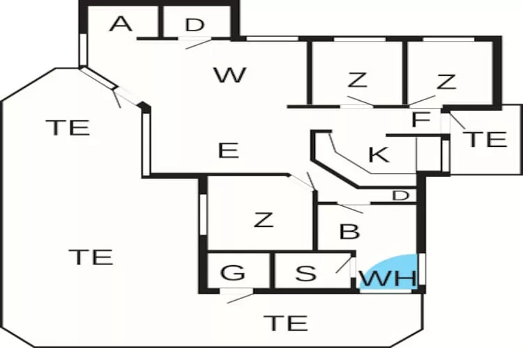 7 person holiday home in Asnæs-By Traum - Floor plan