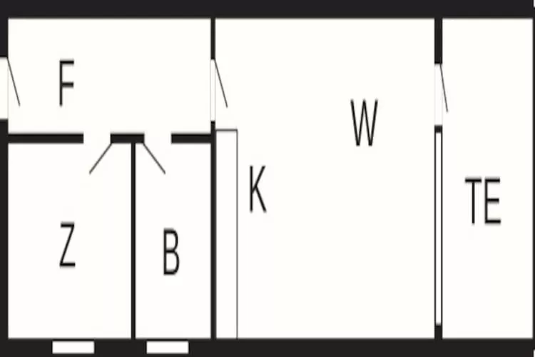 2 room w/nature view - Floor plan