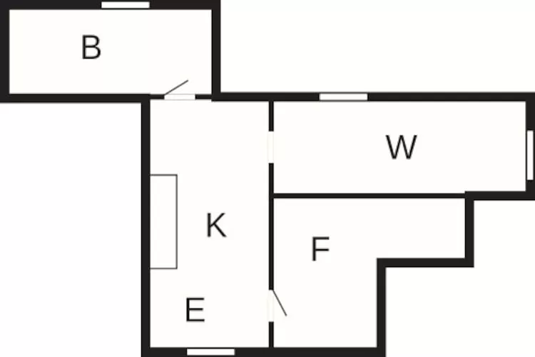 Maison de vacances pour 2 a Måndalen-By Traum - Plan