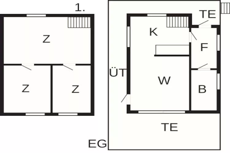 6 Personen Ferienhaus in Kviby-By Traum - Grundriss