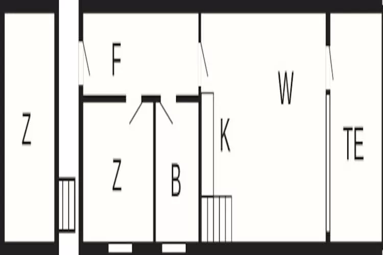 2½ room w/seaview, 2nd floor - Floor plan
