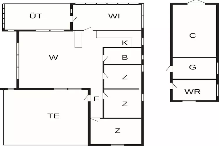 Ferienhaus in Sæby in Strandnähe - Grundriss