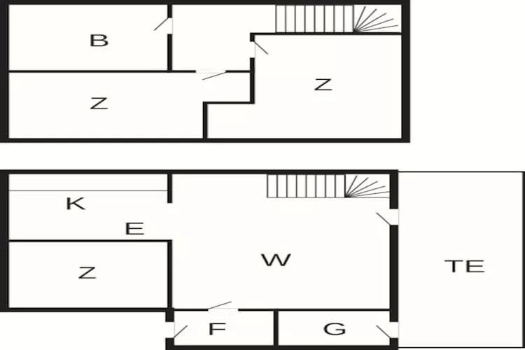 Maison de vacances pour 6 a Rømø-By Traum - Plan