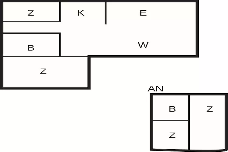 Maison de vacances pour 8 a Nykøbing Sj - Plan