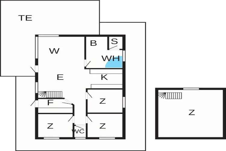 Maison de vacances pour 8 a Vestervig-By Traum - Plan