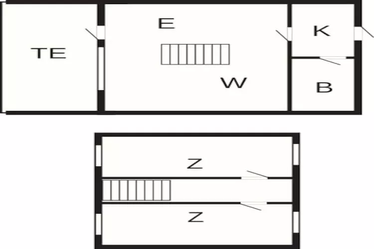 3 room w/seaview - Floor plan