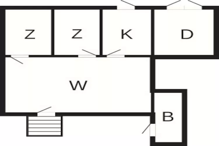 4 Personen Ferienhaus in Allinge-By Traum - Grundriss