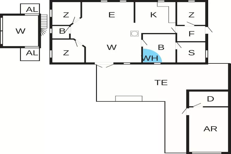 Maison de vacances pour 12 a Tarm-By Traum - Plan