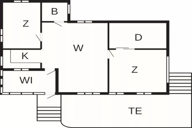 4 person holiday home in UDDEVALLA-By Traum - Floor plan