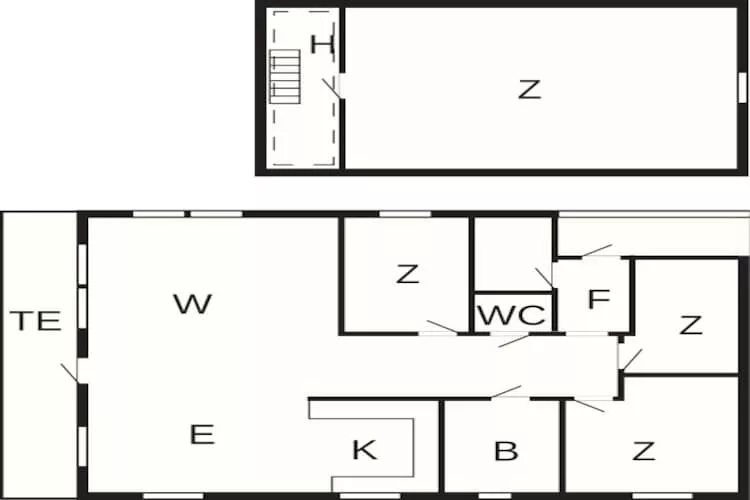 Maison de vacances pour 9 a Farstad-By Traum - Plan
