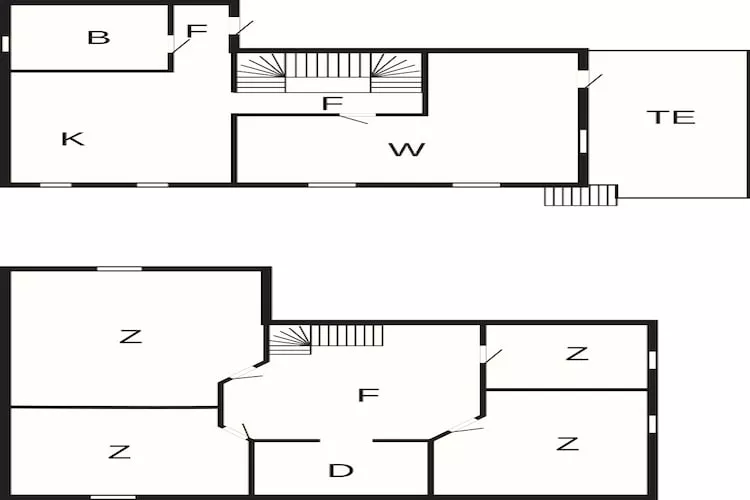 6 person holiday home in Svelgen-By Traum - Floor plan