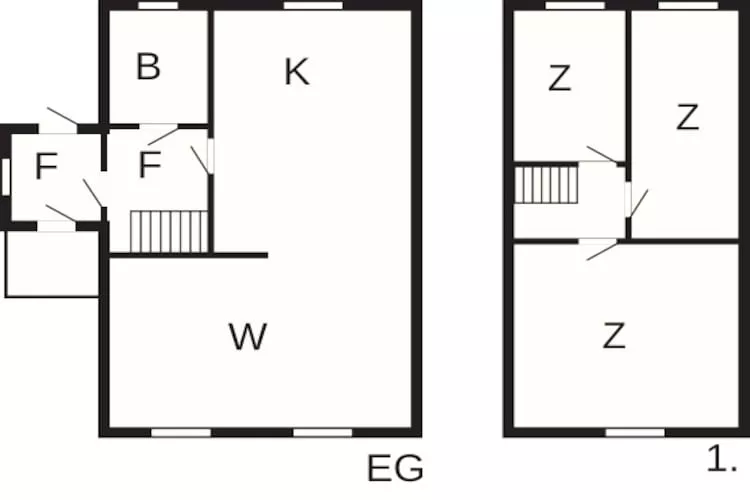 Maison de vacances pour 6 a Vevelstad-By Traum - Plan