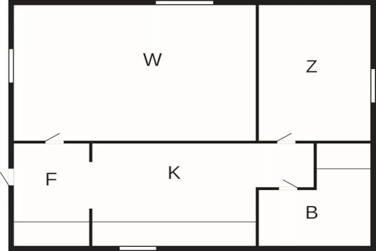 4 person holiday home in HJÄLTEVAD-By Traum - Floor plan