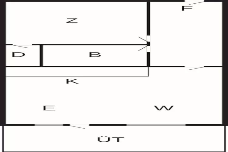 4 person holiday home in Ringkøbing-By Traum - Floor plan