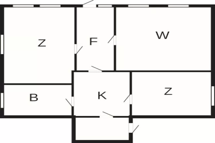 6 person holiday home in lyngdal-By Traum - Floor plan