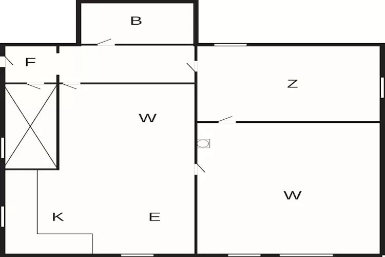 4 Personen Ferienhaus in Ansager-By Traum - Grundriss