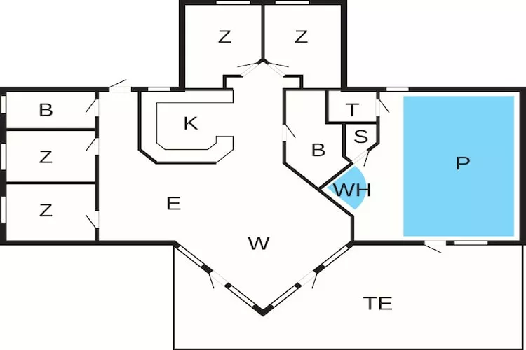 Maison de vacances pour 10 a Gilleleje-By Traum - Plan