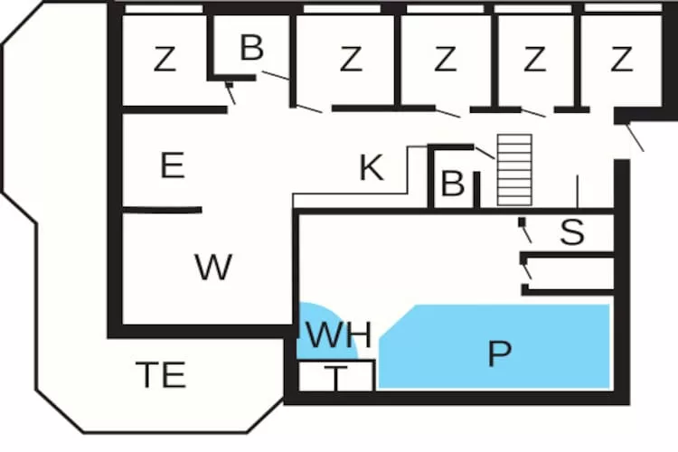 12 person holiday home in Nexø - Floor plan