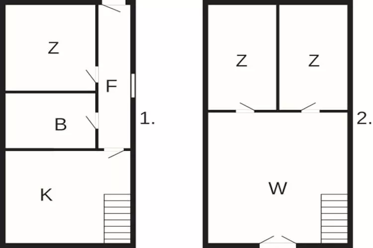 Maison de vacances pour 8 a Rømø-By Traum - Plan
