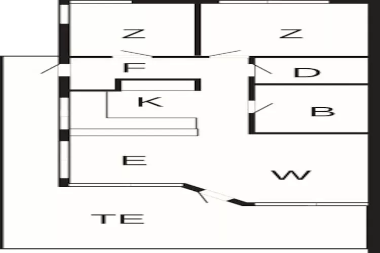6 person holiday home in Tranekær-By Traum - Floor plan