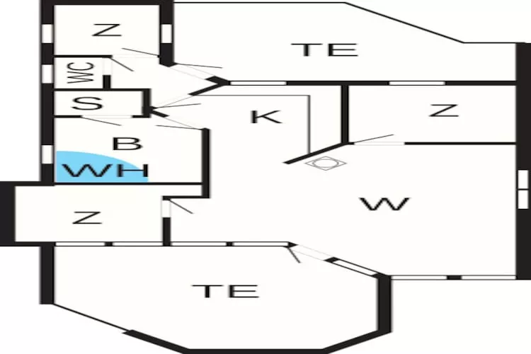 6 person holiday home in Sjølund-By Traum - Floor plan
