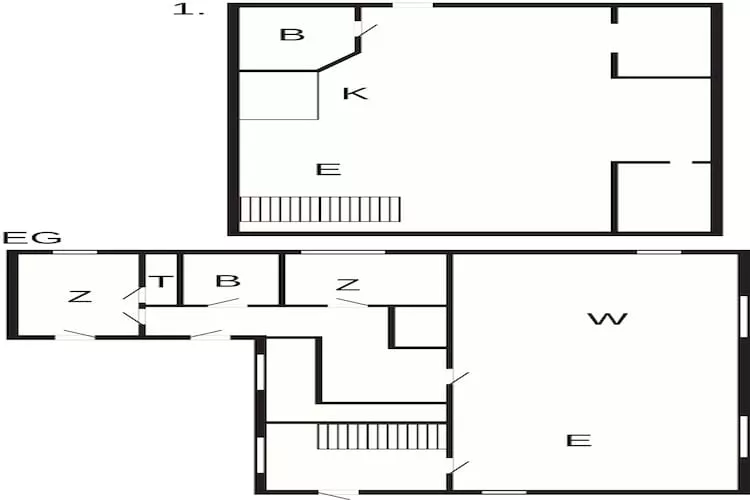 6 person holiday home in Ålbæk - Floor plan
