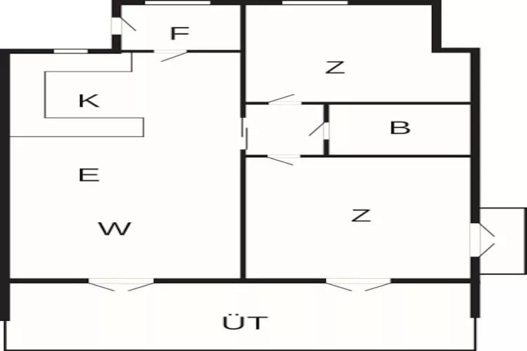 Maison de vacances pour 4 a Skagen-By Traum - Plan