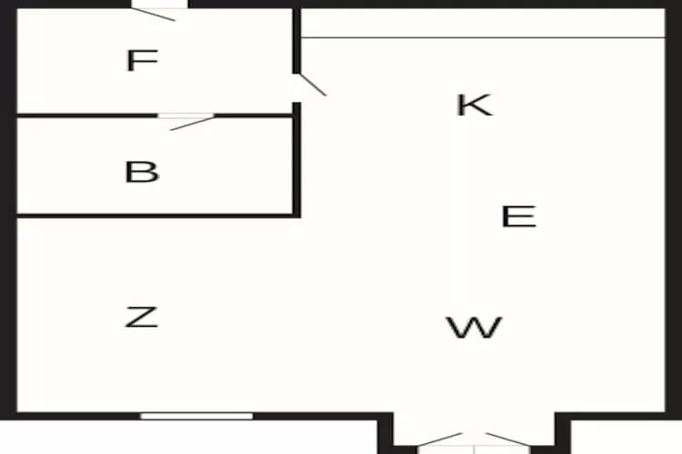 1 room w/seaview - Plan