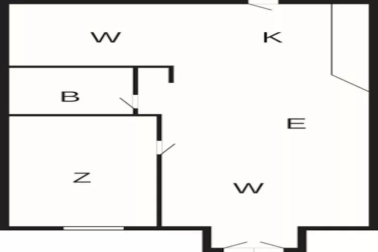 2 rooms w/partially seaview - Floor plan