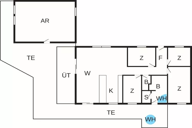 17 person holiday home in Roslev-By Traum - Floor plan