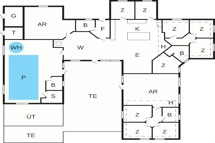 Luxury Retreat Nr. Lyngby - Floor plan