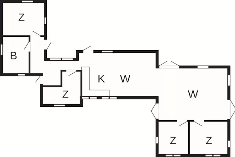 Maison de vacances pour 8 a Vig-By Traum - Plan