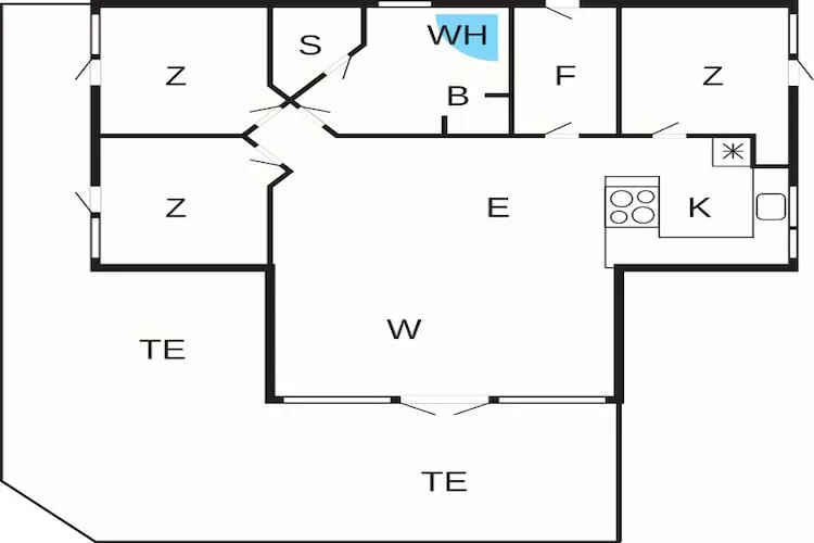 8 person holiday home in Allingåbro-By Traum - Floor plan