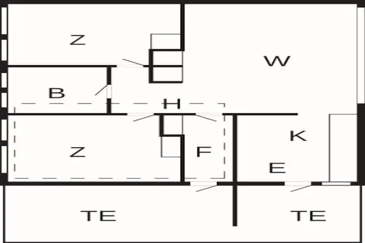 3½ room,House - Floor plan