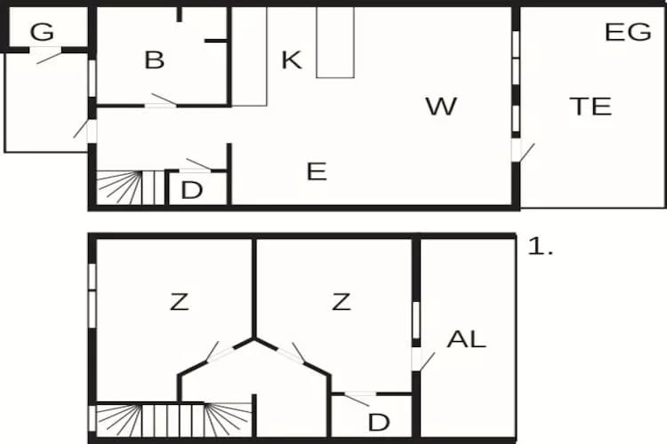 3½ room,Skipperhousem,Non smoking - Grundriss