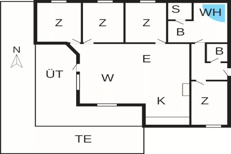 Maison de vacances pour 12 a Storvorde-By Traum - Plan