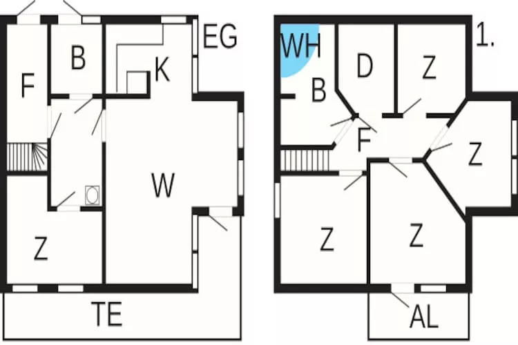 10 person holiday home in HOSTELAND-By Traum - Floor plan