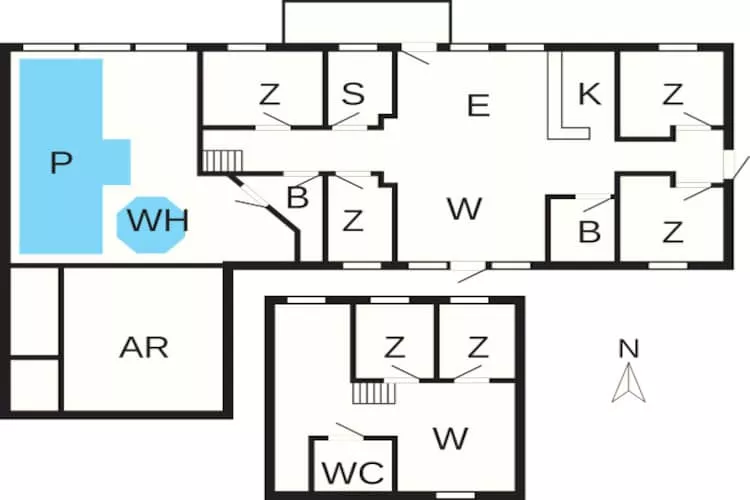 14 person holiday home in Løgstør-By Traum - Floor plan
