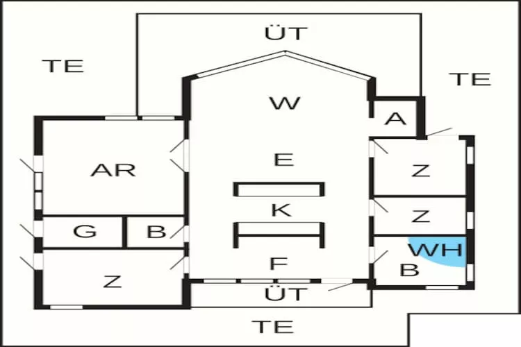 10 person holiday home in Ansager-By Traum - Floor plan