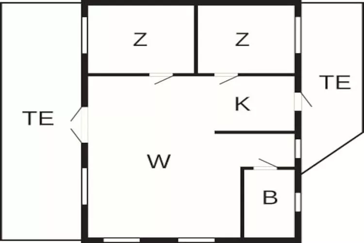 4 person holiday home in HÅCKSVIK-By Traum - Floor plan