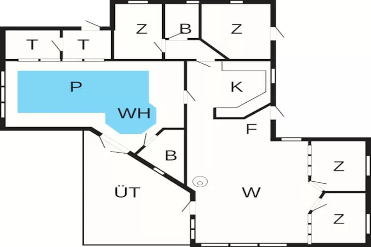 8 person holiday home in Græsted-By Traum - Floor plan