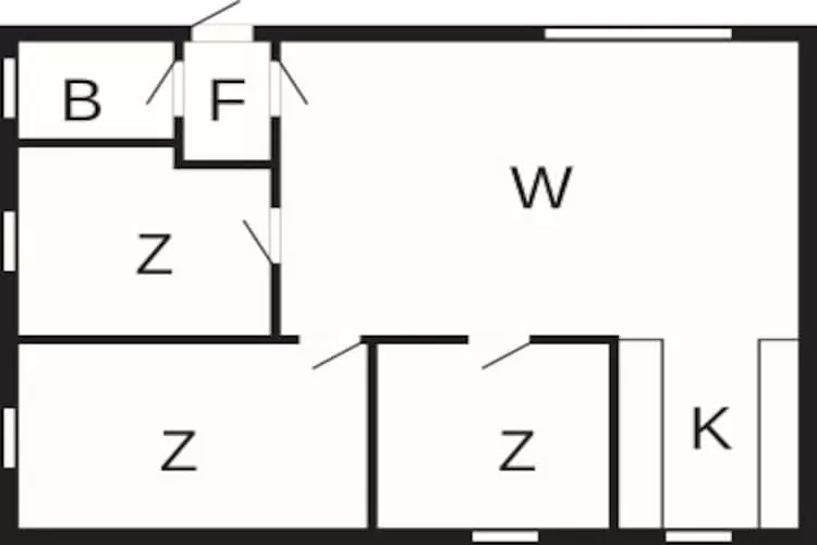 4 room, - Floor plan