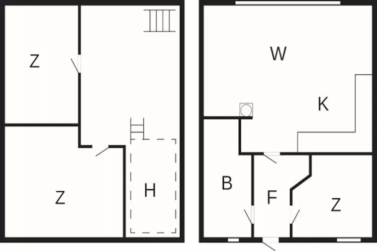 4½ room,2 level,attached house - Plan