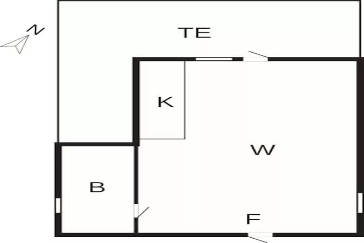 4 person holiday home in Rönnäng-By Traum - Floor plan