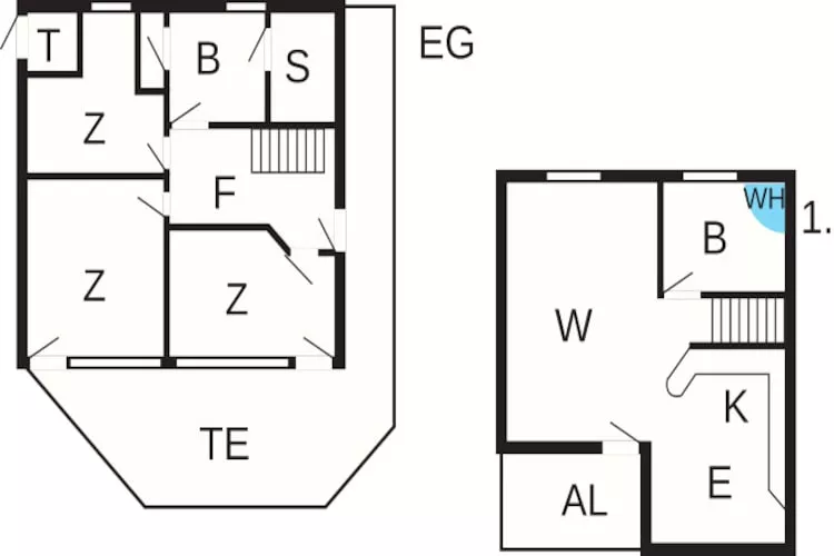 MERKUR 62+58 SW 1.RH. - Plan