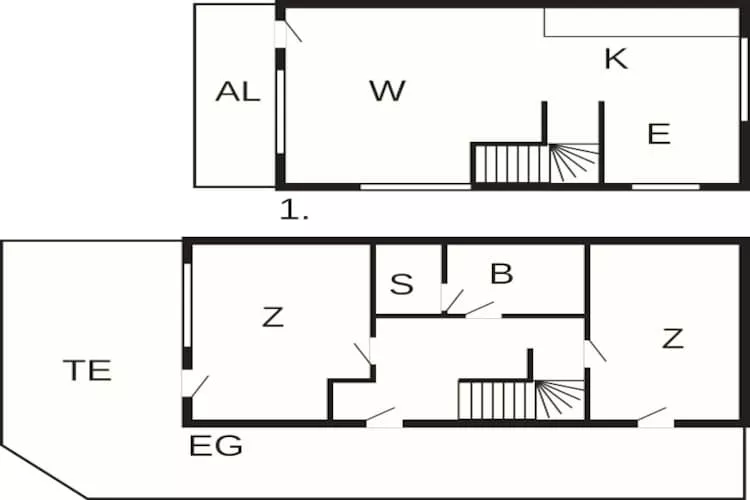 MERKUR 35+33 S DHH 1.RH. - Floor plan
