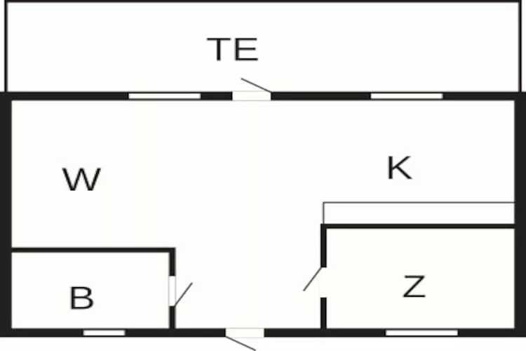 Maison de vacances pour 4 a SJÖTORP-By Traum - Plan