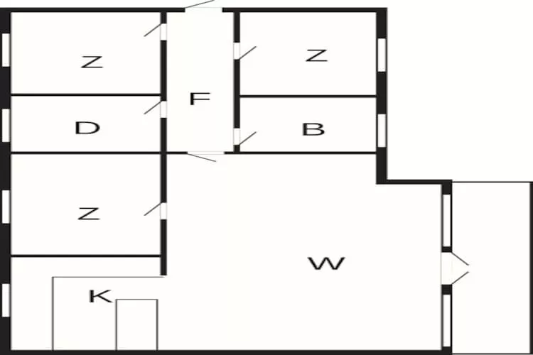 Maison de vacances pour 5 a Rødby-By Traum - Plan