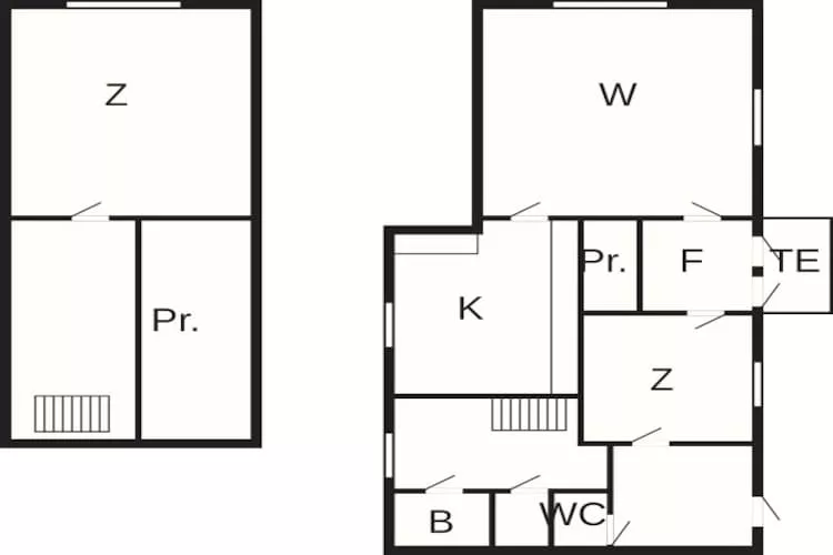 Maison de vacances pour 6 a Pauliström-By Traum - Plan