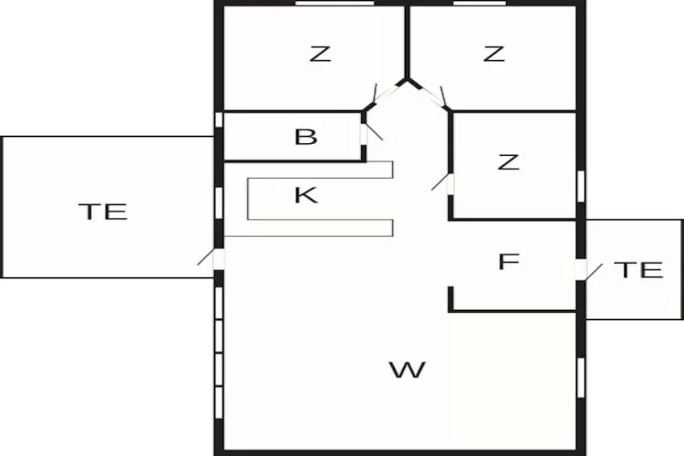 6 person holiday home in Vena-By Traum - Floor plan